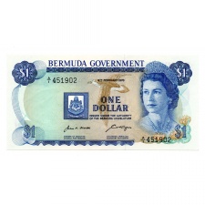 Bermuda 1 Dollár Bankjegy 1970 P23a