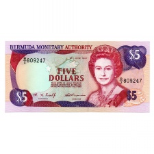 Bermuda 10 Dollár Bankjegy 1997 P41d