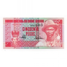 Bissau-Guinea 50 Peso Bankjegy 1990 P10