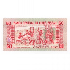 Bissau-Guinea 50 Peso Bankjegy 1990 P10