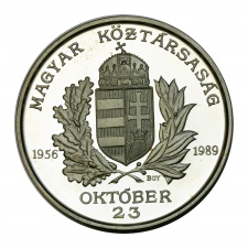Bognár György Magyar Köztársaság 1956-1989 ezüst emékérem PP