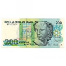 Brazilia 200 Cruzeiros Bankjegy 1990 P229a