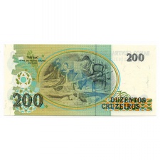 Brazilia 200 Cruzeiros Bankjegy 1990 P229a