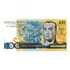 Brazilia 100 Cruzados Bankjegy 1987 P211b