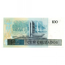Brazilia 100 Cruzados Bankjegy 1987 P211b