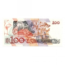 Brazilia 100 Cruzeiros Bankjegy 1990 P228a