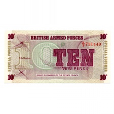 Brit Fegyveres Erők 10 New Pence 1972 PM45a
