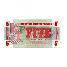 Brit Fegyveres Erők 5 New Pence 1972 PM44a
