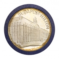 Budapest Hilton ezüst emlékérem PP