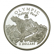 Cook-szigetek 2 Dollár 1996 Bald Eagle