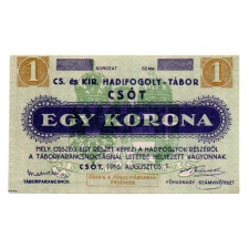 Csót Hadifogolytábor 1 Korona 1916