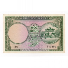 Dél-Vietnam 1 Dong Bankjegy 1956 P1a