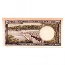 Dél-Vietnám 100 Dong Bankjegy 1966 P18a