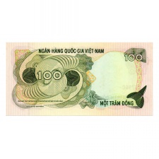 Dél-Vietnám 100 Dong Bankjegy 1970 P26a