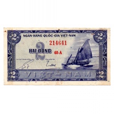 Dél-Vietnam 2 Dong Bankjegy 1955 P12a