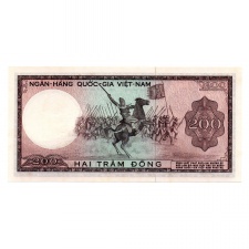 Dél-Vietnám 200 Dong Bankjegy 1966 P20b