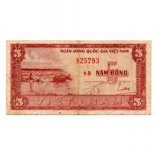 Dél-Vietnam 5 Dong Bankjegy 1955 P13