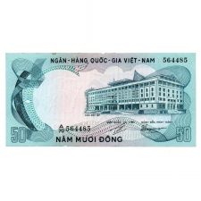 Dél-Vietnam 50 Dong Bankjegy 1972 P30a