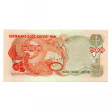Dél-Vietnám 500 Dong Bankjegy 1970 P28a