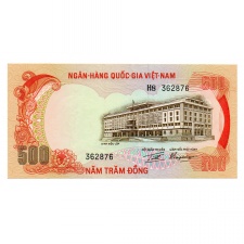 Dél-Vietnam 500 Dong Bankjegy 1972 P33a