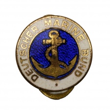 Deutscher Marine Bund tagsági gomblyuk jelvény