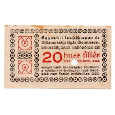 Egyesült Izzólámpa és Villamossági Gyár 20 Fillér
