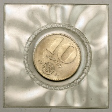 FAO 10 Forint emlékérem 1981 BU MNB csomagolásban