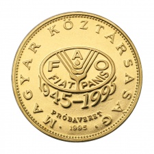 FAO 100 Forint 1995 PP Próbaveret -Tervezet