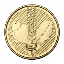 FAO 20 Forint 1985 BU emlékérem Hal és levél