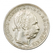 Ferenc József 1 Forint 1890 K-B Fiume