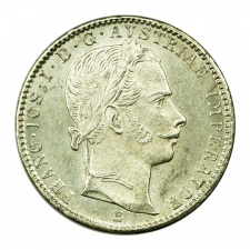 Ferenc József 1/4 Florin 1859 B