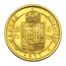 Ferenc József 4 Forint 1877 K-B