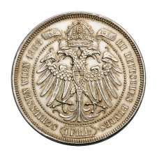 Ferenc József Emlék tallér Schützenmedaille 1868 Bécs