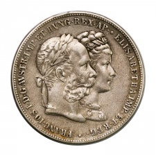 Ferenc József Ezüstlakodalom 2 Gulden 1879