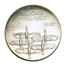 Finnország 10 Márka 1967 S-H Függetlenség