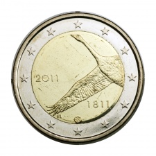 Finnország 2 Euro 2011 200 éves a Finn Nemzeti Bank