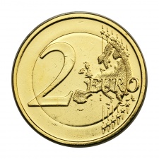 Finnország aranyozott 2 Euro 2012 10 éves az Euro