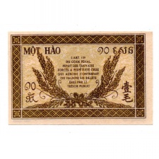Francia Indokína 10 Cent Bankjegy 1942 P89a