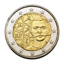 Franciaország 2 Euro 2013 Pierre de Coubertin