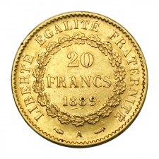 Franciaország 20 Frank 1889 A