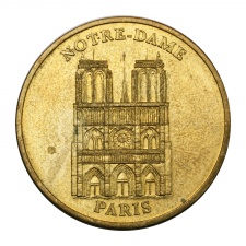 Franciaország Monnaie de Paris Notre Dame turisztikai zseton 