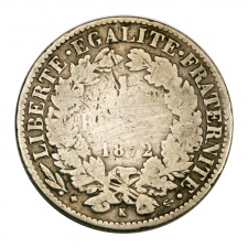 Franciország 1 Frank 1872 K