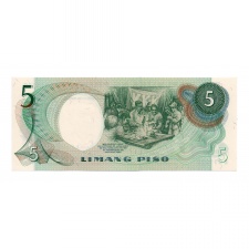 Fülöp-szigetek 5 Piso Bankjegy 1969 P143b