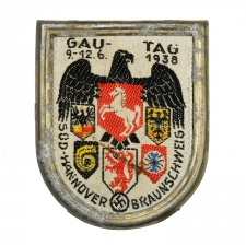 Gautag 1938 Süd-Hannover Braunschweig jelvény kitűző