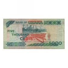 Ghána 5000 Cedis Bankjegy 1999 P34d