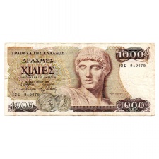Görögország 1000 Drachma Bankjegy 1987 P202a F