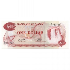 Guyana 1 Dollár Bankjegy 1992 P21g2