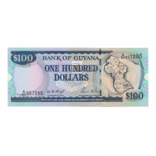 Guyana 100 Dollár Bankjegy 1999 P31c