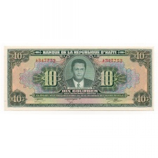 Haiti 10 Gourdes Bankjegy 1984 P242a