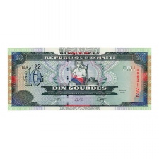 Haiti 10 Gourdes Bankjegy 2000 P265a